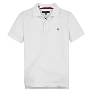 Tommy Hilfiger - Flag Polo SS, White
