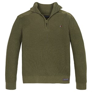 Tommy Hilfiger - Utility Half Zip Regular Sweater, Utility Olive