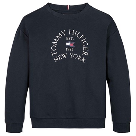 Tommy Hilfiger - Nautical Arch Print Fleece CN, Desert Sky