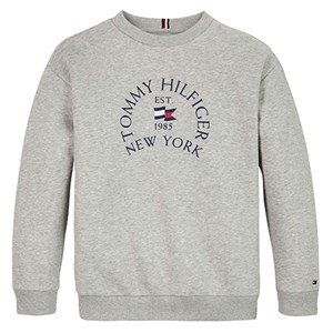 Tommy Hilfiger - Nautical Arch Print Fleece CN, Light Grey Heather