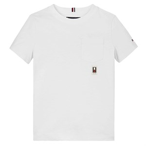 Tommy Hilfiger - Vertical Flag Pocket Reg Tee SS, White