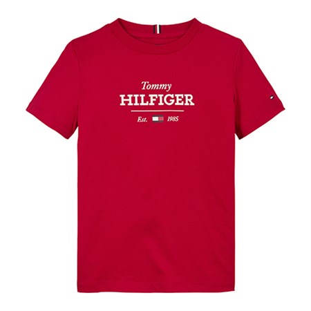 Tommy Hilfiger - Monotype 1985 Reg T-shirt SS, Medium Red