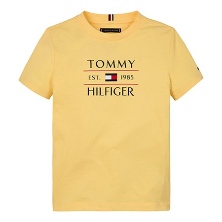 Tommy Hilfiger - Tommy Flag Hilfiger T-shirt SS, Citronella