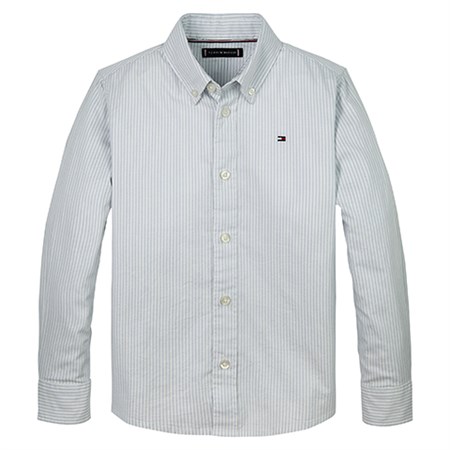 Tommy Hilfiger - Flex Ithaca Shirt LS, Breezy Blue Stripe