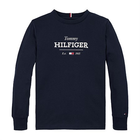 Tommy Hilfiger - Monotype 1985 Reg T-shirt LS, Dark Night Navy