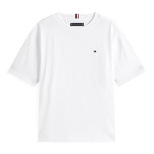 Tommy Hilfiger - Flag Embroidery Crew Neck T-Shirt, White