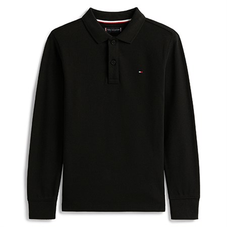 Tommy Hilfiger - Reg Polo LS, Black