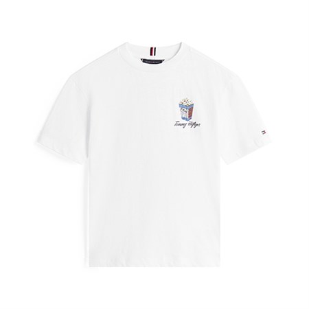 Tommy Hilfiger - Photo Print Slub T-Shirt, White