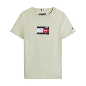Tommy Hilfiger - Signature Logo Crew Neck T-Shirt, Misty Sage