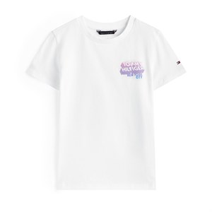Tommy Hilfiger -  GRAFITTI RAISED PRINT T-SHIRT SS, White