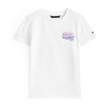 Tommy Hilfiger -  GRAFITTI RAISED PRINT T-SHIRT SS, White