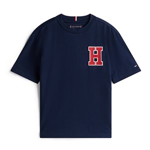 Tommy Hilfiger - Varsity Back LogoCrew Neck T-shirt, Dark Night Navy