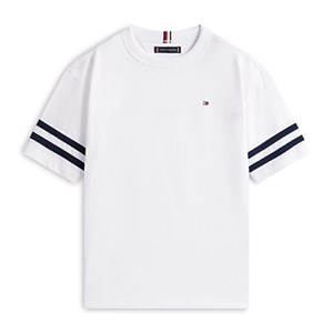 Tommy Hilfiger - Varsity Stripes Shirt SS, White