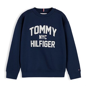 Tommy Hilfiger - BRAND LOVE CREW SWEATSHIRT, Dark Blue