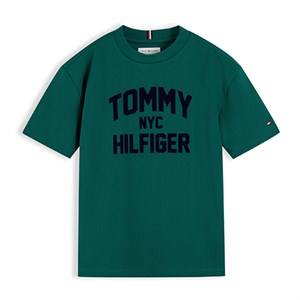 Tommy Hilfiger - Logo Jersey Crew Neck T-Shirt, Rural Green
