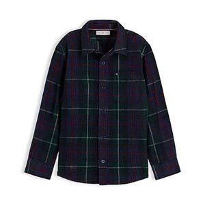 Tommy Hilfiger - CORDUROY CHECK GRAPHIC SHIRT, Green Check