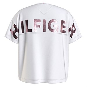 Tommy Hilfiger - Tommy Metallic Foil Tee SS, White