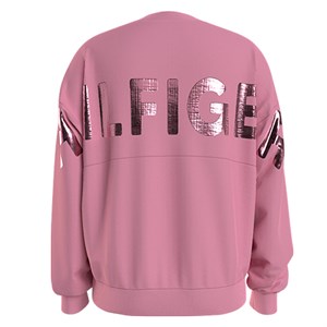 Tommy Hilfiger - Tommy Metallic Foil Sweatshirt, Fresh Pink
