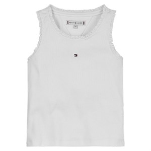 Tommy Hilfiger - Essential Rib Lace Tank Top, White