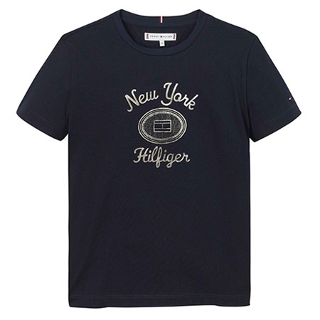 Tommy Hilfiger -  Hilfiger NY Foil Reg Tee SS, Desert Sky