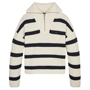 Tommy Hilfiger - Stripe Half Zip Sweater, Blue Stripe