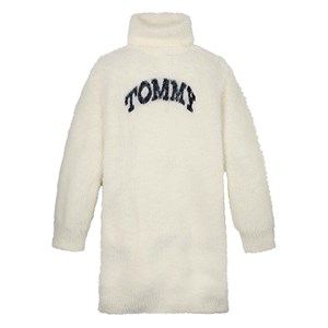 Tommy Hilfiger - Tommy Turtleneck Fluffy Dress LS, Ivory Petal