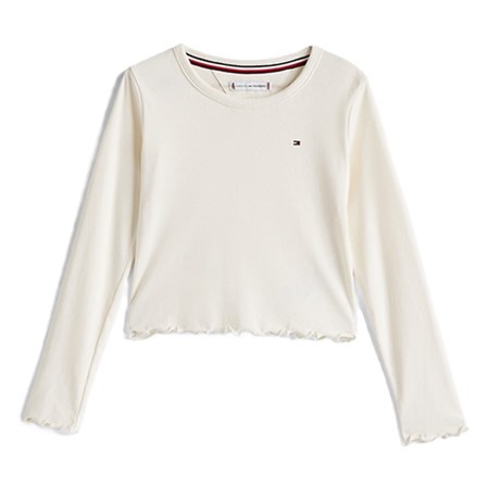 Tommy Hilfiger - Slub Knit Top LS, Calico