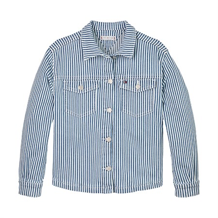 Tommy Hilfiger - Denim Overshirt LS, Stripe