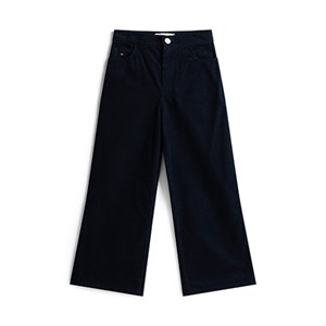 Tommy Hilfiger -   Mabel High Rise Wide Leg Corduroy Trousers, Dark Night Navy