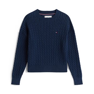 Tommy Hilfiger - Cable Knit Sweater, Dark Night Navy