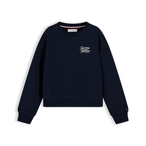 Tommy Hilfiger - TOMMY SCRIPT PRINTED SWEATSHIRT, Dark Blue