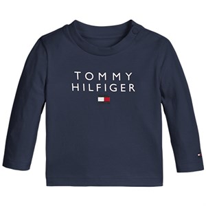 Tommy Hilfiger - Baby Logo T-shirt LS, Twilight Navy
