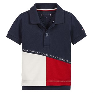 Tommy Hilfiger - Baby Colorblock Polo, Twilight Navy
