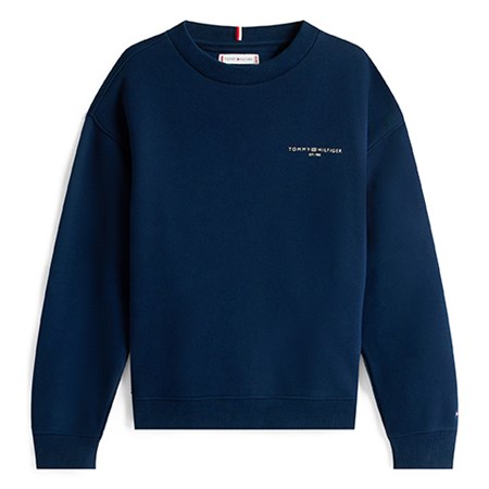 Tommy Hilfiger - Unisex Mini Corp C-neck Sweatshirt, Dark Night Navy