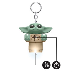 LEGO® - SW The Child / Baby Yoda Nøglering Med LED Lys