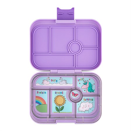 Yumbox - Madkasse Original (6 Rum), Lavende Purple / Unicorn