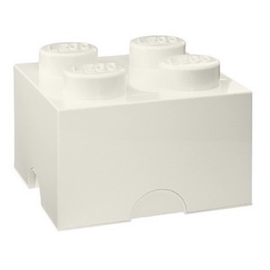 Lego Storage brick 4 - Hvid