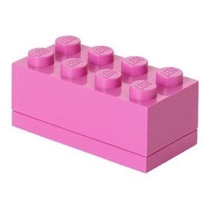 Lego Storage Mini Box 8 - pink