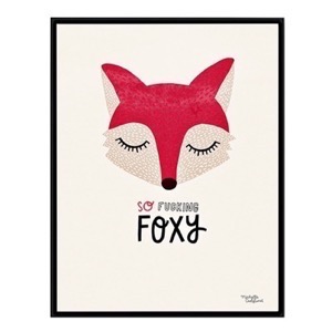 Michelle Carlslund  Foxy - plakat A4