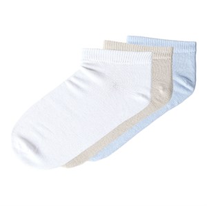 Name It - Valde 3 Pak Footies, Chateau Gray/Blue Fog