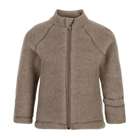 Mikk-Line - Wool Baby Jacket, Melange Denver