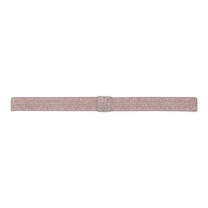 Little Wonders - Olivia - Elastik hårbånd til sløjfer, Støvet Rosa Glitter