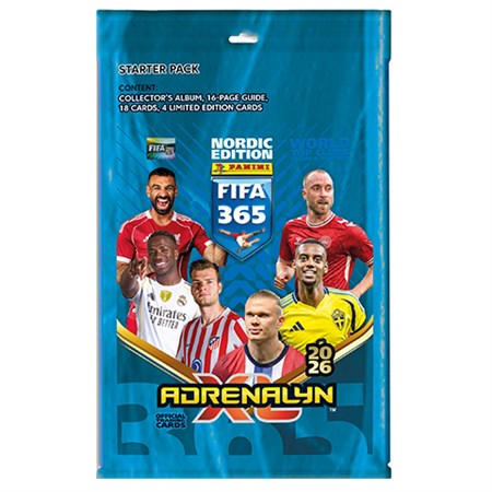 Panini - FIFA 365 AdrenalynXL 2026 Starter Pack - Nordic Edition