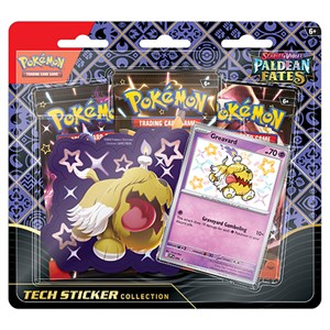 POKEMON -    Pokémon Tech Sticker - Scarlet & Violet - Paldean Fates - Shiny Greavard