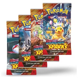 Pokemon - Poke Scarlet & Violet, Surging Sparks SV8 Booster, Ass.