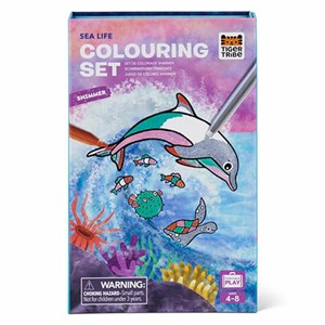 Tiger Tribe - Shimmer Colouring Set / Sea Life