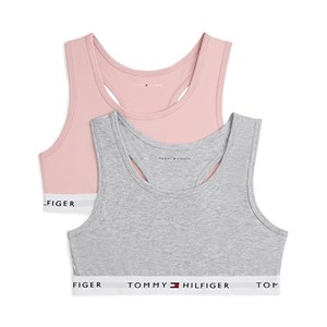 Tommy Hilfiger - 2 Pak Bralette Noos, Foggy Pink / L Gry Htr