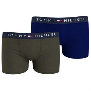 Tommy Hilfiger - 2 Pak Trunks / Boxers, Army Green/Yale Navy