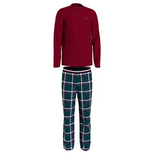 Tommy Hilfiger - Pyjamas Sæt, Rg/Green Global Stribe