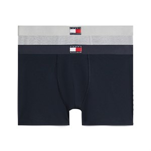 Tommy Hilfiger - 2-Pack Cotton Trunk, Navy Blue / L Grey Heather